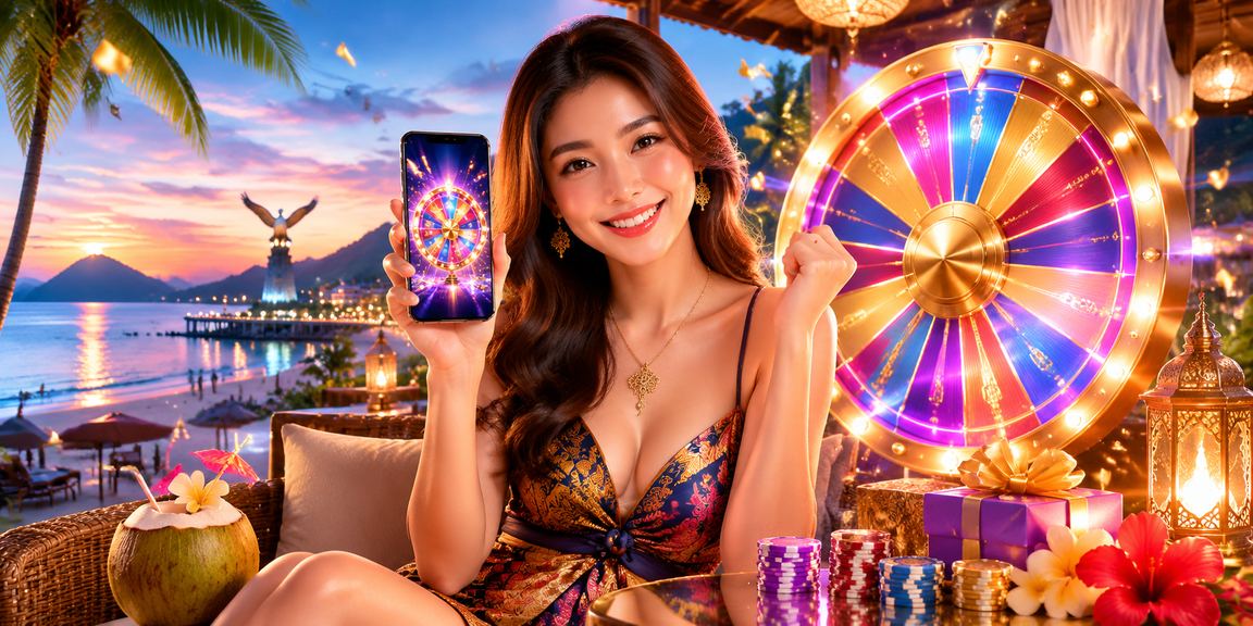 Pengalaman permainan meja kasino bertema batik di resort Langkawi Malaysia